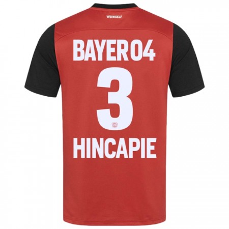 Camiseta de fútbol Bayer 04 Leverkusen Piero Hincapie 3 1ª equipación 2024-25 Camiseta de fútbol Bayer 04 Leverkusen Piero Hincapie 3 1ª equipación 2024-25